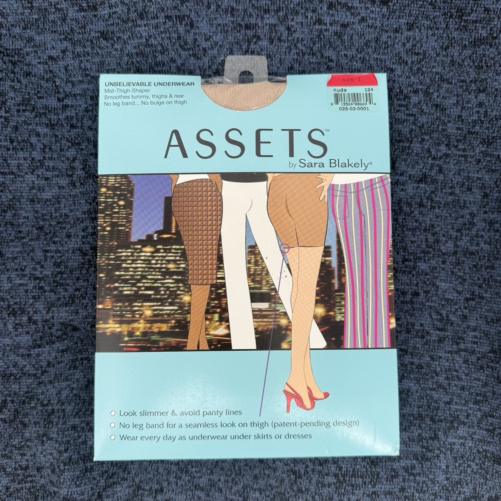 SPANX ASSETS *New* Perfect Pantyhose High Waist Panty Nude Sz 1 Full Length NOS